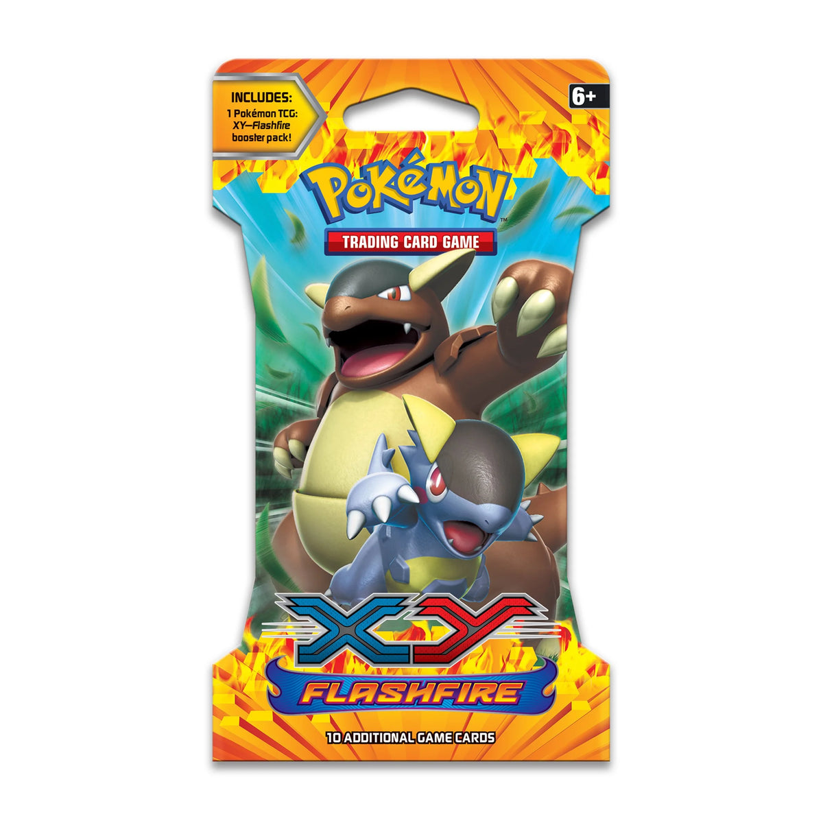 Pokemon Center Pokã©Mon TCG: XyâFlashfire Sleeved Booster Pack (10 Cards)