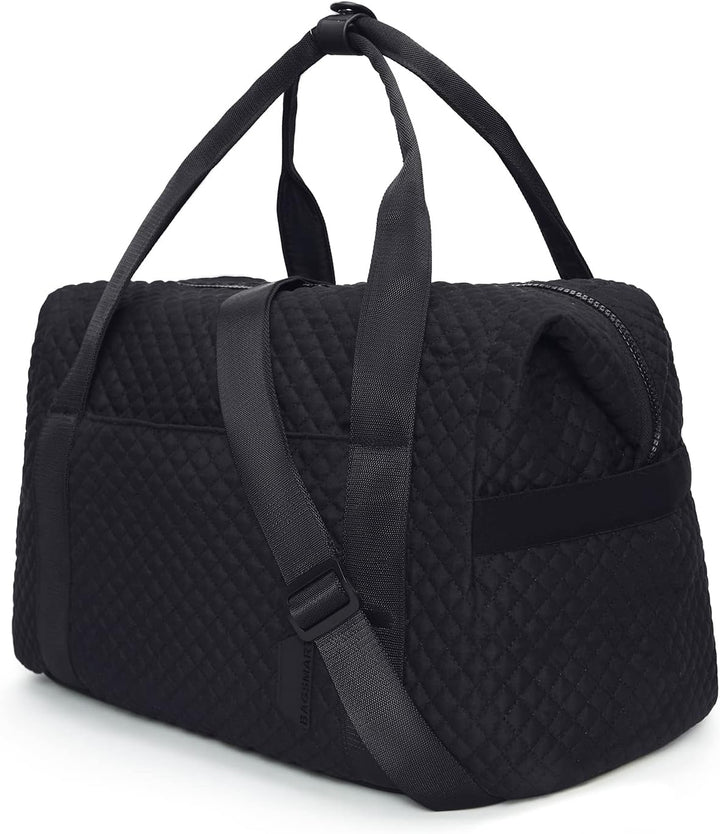 Large Gym Bag with Yoga Mat Buckle, Weekender Overnight Bag for Women, Travel Duffle Bag for Travel Essentials, Carry on Tote Bag Hospital Bag for Labor and Delivery